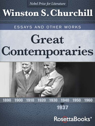 Great Contemporaries Winston S Churchill