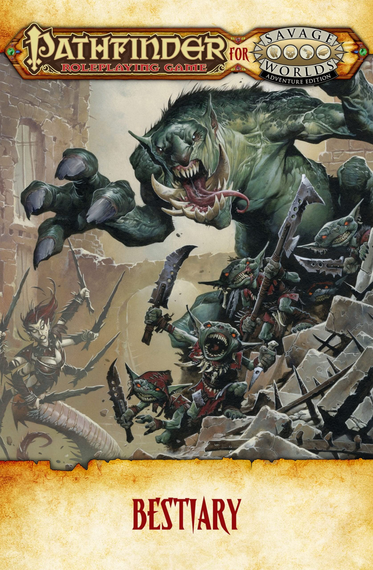 Pathfinder For Savage Worlds Bestiary S2p11502 Jason Bulmahn