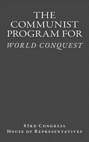 The Communist Program For World Conquest House Of Representatives