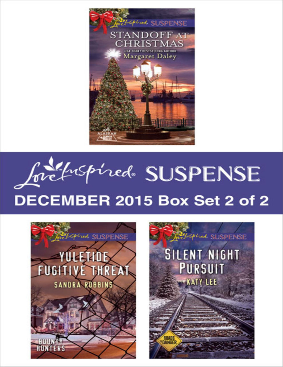 Standoff At Christmas Sandra Robbins Yuletide Fugitive Threat Katy Lee Silent Night Pursuit Margaret Daley