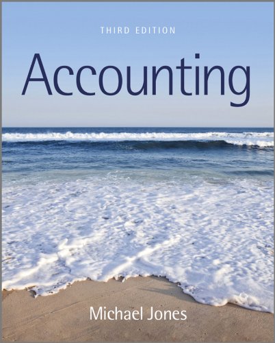 Accounting 3rd Edition 3rd Edition Michael J Jones