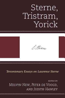 Sterne Tristram Yorick Tercentenary Essays On Laurence Sterne Peter De Voogd Judith Hawley Melvyn New