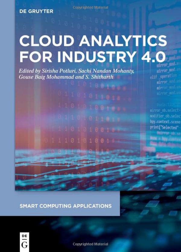 Cloud Analytics For Industry 40 Sirisha Potluri Sachi Nandan Mohanty