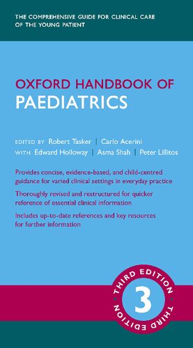 Oxford Handbook Of Paediatrics 3rd Edition Robert C Tasker Editor
