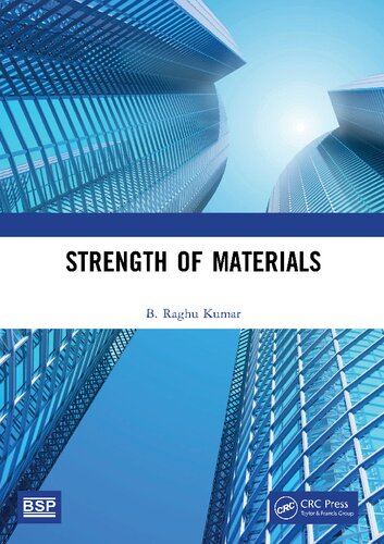 Strength Of Materials B Raghu Kumar