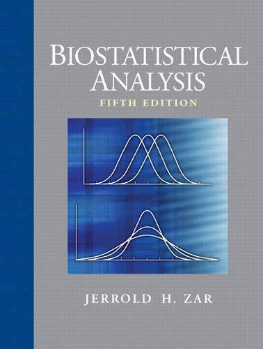 Biostatistical Analysis 5th Edition 5th Edition Jerrold H Zar