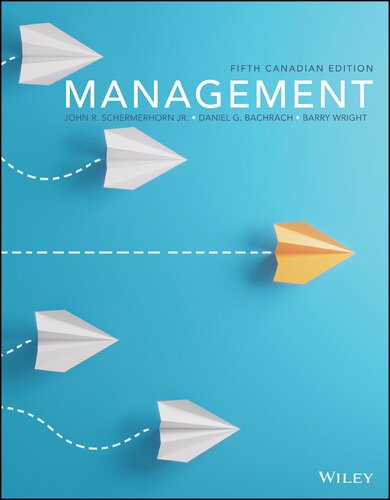 Management 5th Canadian Edition 5th Edition John Schermerhorn