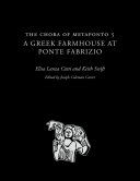 The Chora Of Metaponto 5 A Greek Farmhouse At Ponte Fabrizio Elisa Lanza Catti Keith Swift