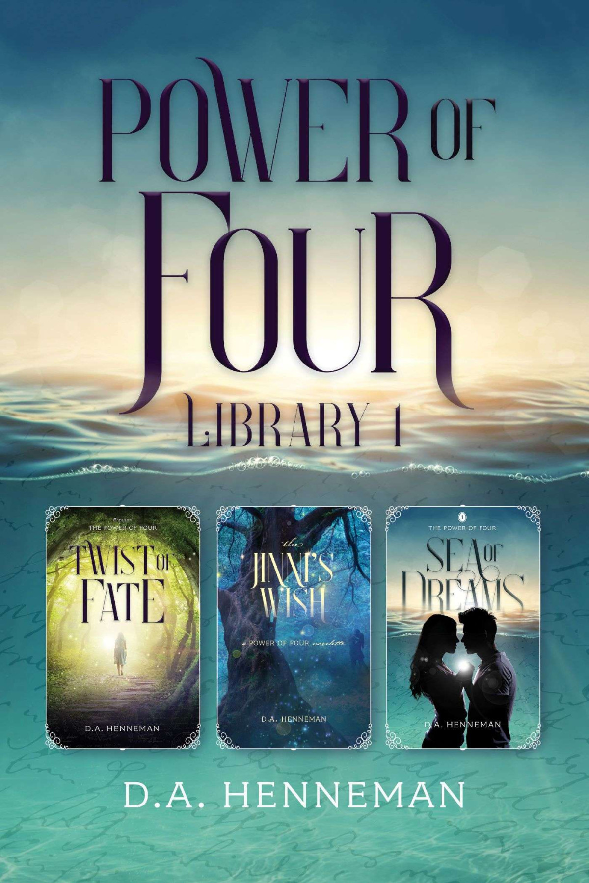 Power Of Four Library 1 Book Bundle Twist Of Fate The Jinnis Wish Sea Of Dreams Da Henneman