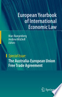 The Australiaeuropean Union Free Trade Agreement Marc Bungenberg