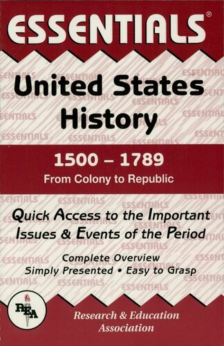 United States History 1500 To 1789 Essentials Steven Woodworth