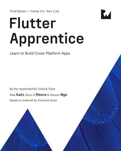 Flutter Apprentice Learn To Build Crossplatform Apps 3rd Edition Michael Katz