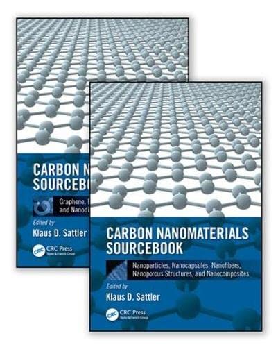Carbon Nanomaterials Sourcebook Twovolume Set Klaus D Sattler