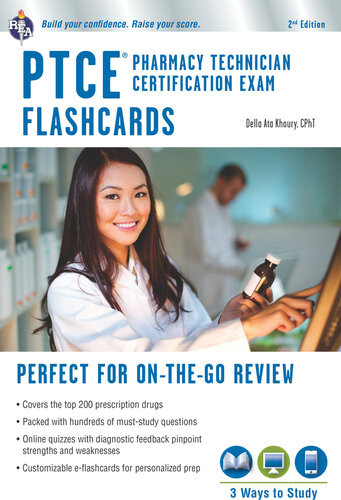 Ptcepharmacy Technician Certification Exam Flashcard Book Online Della Ata Khoury