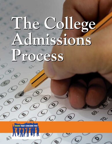 The College Admissions Process Marcia Amidon Lusted
