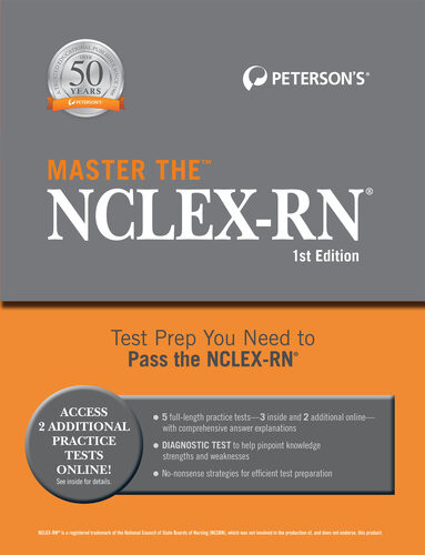 Master The Nclexrn Exam Petersons