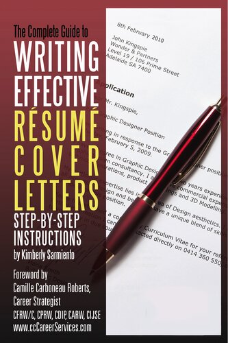 The Complete Guide To Writing Effective Rsum Cover Letters Stepbystep Instructions Kimberly Sarmiento