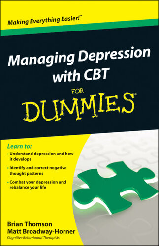 Managing Depression With Cbt For Dummies Brian Thomson Matt Broadwayhorner