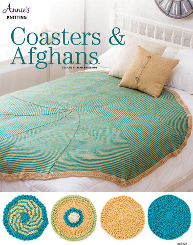 Coasters Afghans Knit Pattern Annies