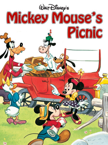 Mickey Mouses Picnic A Little Golden Book 1st Jane Werner Watson