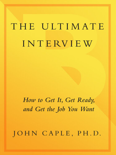 The Ultimate Interview John Caple Phd