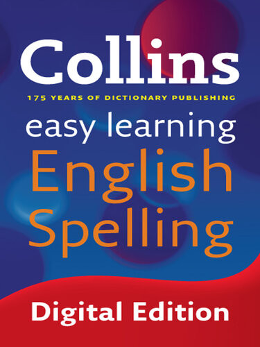 Collins Easy Learning English Spelling Collins