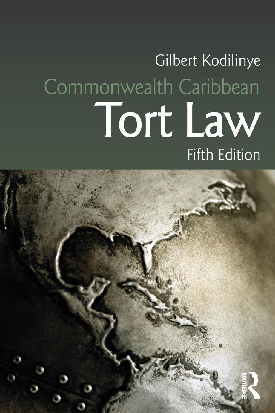 Commonwealth Caribbean Tort Law 5th Gilbert Kodilinye