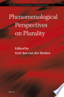 Phenomenological Perspectives On Plurality Gertjan Van Der Heiden