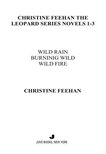 Wild Rain Burning Wild Wild Fire Christine Feehan
