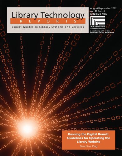 Running The Digital Branch Guidelines For Operating The Library Website David Lee King