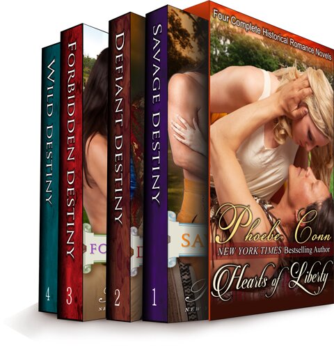 The Hearts Of Liberty Four Complete Historical Romance Novels In One Phoebe Conn