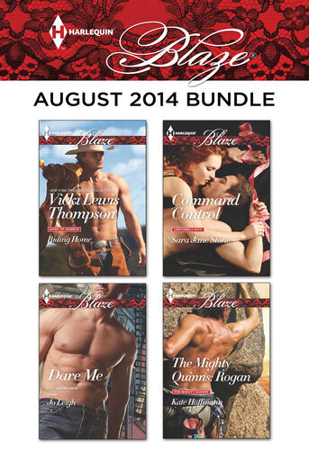 Harlequin Blaze August 2014 Bundle Riding Homedare Mecommand Controlthe Mighty Quinns Rogan Vicki Lewis Thompson