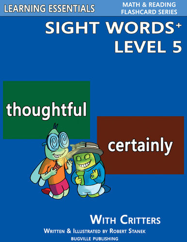 Sight Words Plus Level 5 Flash Cards With Critters For Grade 3 Up William Robert Stanek