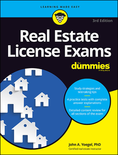 Real Estate License Exams For Dummies With Online Practice Tests John A Yoegel