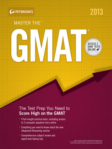 Master The Gmat 2013 Petersons