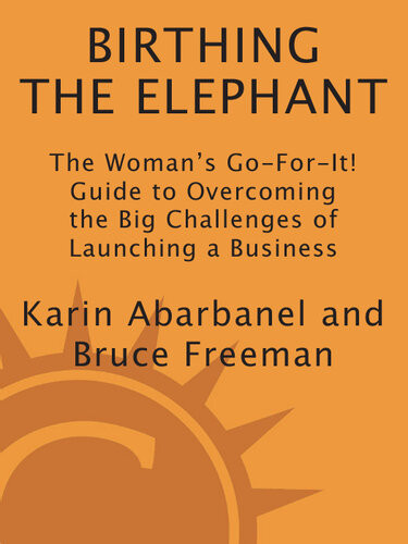 Birthing The Elephant The Womans Goforit Guide To Overcoming The Big Challenges Of Launching A Bus Iness Karin Abarbanel