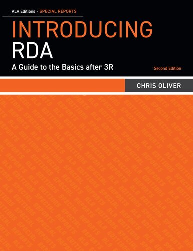 Introducing Rda A Guide To The Basics After 3r Chris Oliver