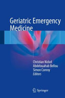 Geriatric Emergency Medicine Christian Nickel Abdelouahab Bellou