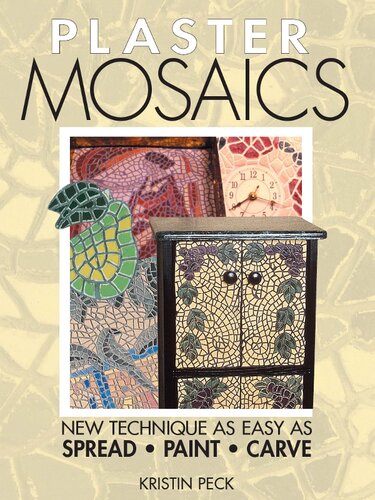 Plaster Mosaics New Technique As Easy As Spreadpaintcarve Kristin Peck