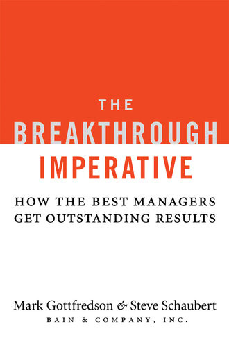 The Breakthrough Imperative Mark Gottfredson Steve Schaubert
