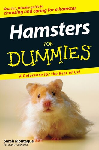 Hamsters For Dummies Sarah Montague