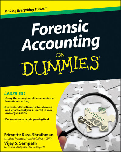 Forensic Accounting For Dummies Frimette Kassshraibman Vijay S Sampath