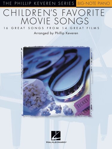Childrens Favorite Movie Songs Songbook The Phillip Keveren Series Bignote Piano Hal Leonard Corp