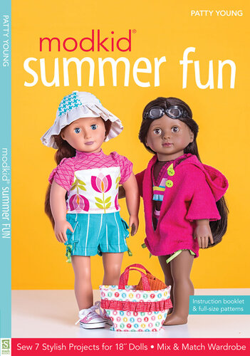 Modkid Summer Fun Sew 7 Stylish Projects For 18 Dolls Mix Match Wardrobe Patty Young