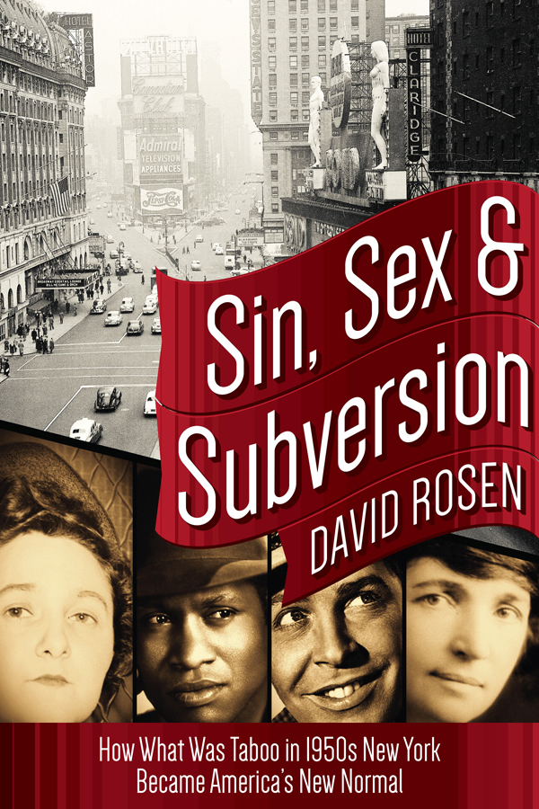 Sin Sex Subversion David Rosen