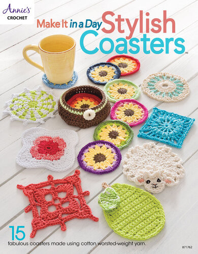 Make It In A Day Stylish Coasters Annies