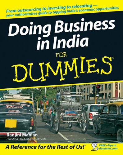 Doing Business In India For Dummies Ranjini Manian