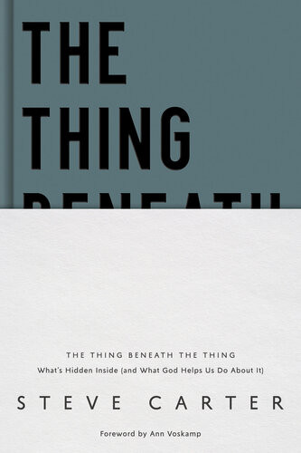 The Thing Beneath The Thing Whats Hidden Inside And What God Helps Us Do About It Steve Carter