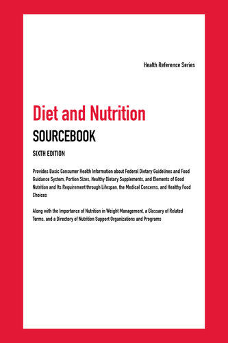 Diet And Nutrition Sourcebook Health Reference 6th Edition 6th Kevin Hayes