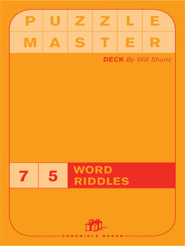 Puzzlemaster Deck Word Riddles Will Shortz